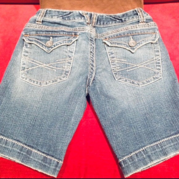 Denim Bermuda Shorts - Picture 3 of 5